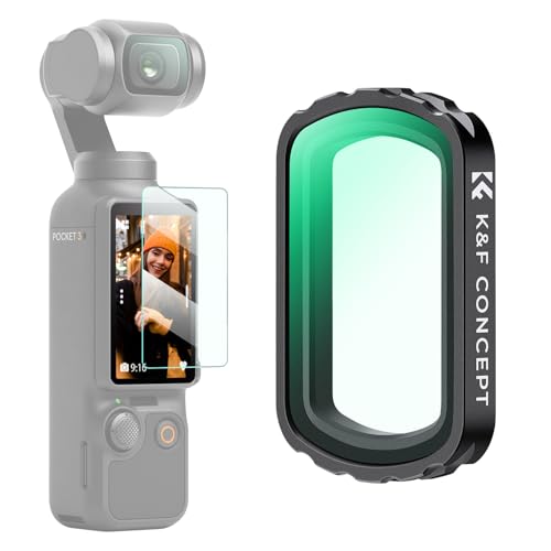K&F CONCEPT Filtros Magnéticos UV Compatible con dji OSMO Pocket 4/3 Creator Combo (Aluminio)