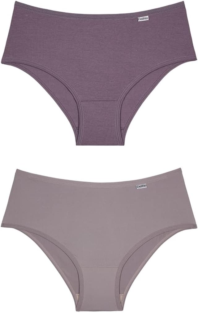 Kit com 2 Calcinhas Larga em Cotton Del Rio 50368