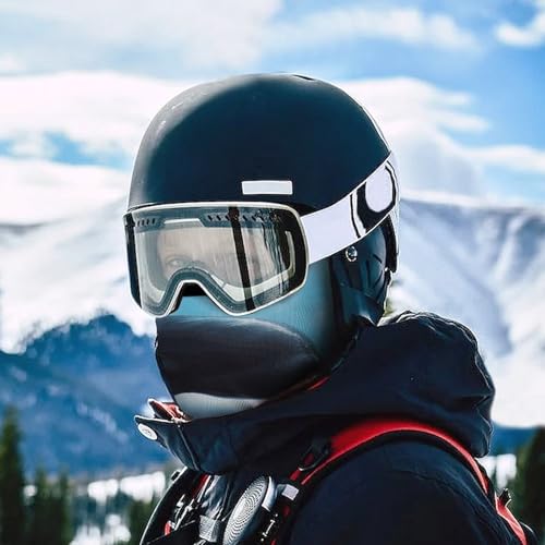 Balaclava para hombre, máscara para esquí y ciclismo, protección facial y cervical, ajuste ergonómico miniatura 5