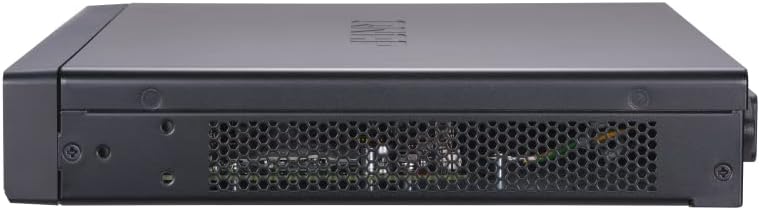 Side view of the QNAP QSW-1208-8C-US switch showing ventilation grilles