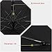 NXIPQYT umbrella 62 Inch Vented Windproof Auto Open Double Canopy Oversized Durability Fashion(B)