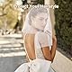 Orixo 20 Stück Make-up-Schutzhaube, Make-up-Kapuzen, Anpasshauben, Atmungsaktive, Beauty-Make-up- und Kleidungsschutz, Gesichtsabdeckungen, für Frauen, Dressing, Hochzeit