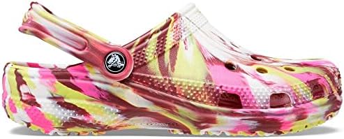 Crocs Unisex Classic Marbled Tie-dye Clog, Electric Pink/Multi, Numeric_7 US Men | Image 2