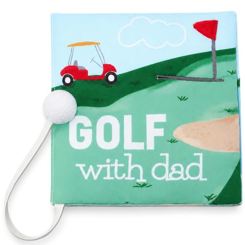 Image of Mud Pie Children's Golf with Dad Plush Book