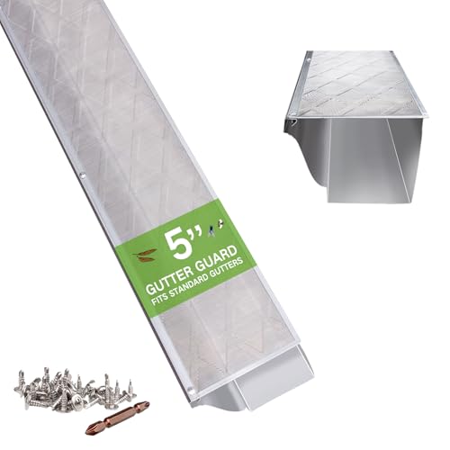Hoopmon Gutter Guard – 100% Stainless-Steel Micro-Mesh Design, Pine Needle & Small Debris