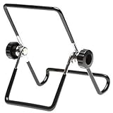 1 Pcs Universal Adjustable Portable Foldable Metal Holder / Stand for Cell Phones / Ipad Mini / Blackberry Playbook / Samsung Galaxy Tab / Tablet Pc -Black (Large Black)