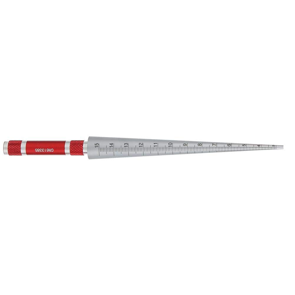 Calibro Conico Foro Calibro Conico Saldatura in Acciaio Inossidabile Righello Calibro Conico Foro, Utensile Manuale Di Misurazione 1-6.5/3-15/15-30/30-45mm(3-15mm)
