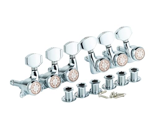 Amazon | Guyker ギターロックチューナー 6個 (3L + 3Rハンド) - 1:18