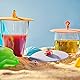 Lurch 210886 Mein Deckel Beach Kids Roland Ring, Glasabdeckung aus BPA-freiem Premium-Platin-Silikon, Ø 10,5cm, Blau