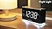 iTOMA Bluetooth Clock Radio, 1.4” White LED Display Alarm Clock, FM Radio, Dual Alarm, Cell Phone USB Charge Port, Night Light, Auto & Manual Dimmer, Snooze, Sleep Timer CKS507