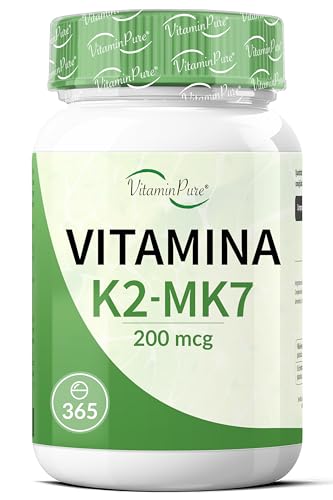 VitaminPure Vitamina K2 MK-7 200mcg, 365 Compresse