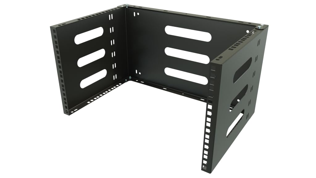 Montage Mural Serveur Baie de Brassage 19 Pouces 6U/4U 330mm - Déplier Rack Serveur Fabriqué en Acier - Racks pour Ordinateur et Serveur