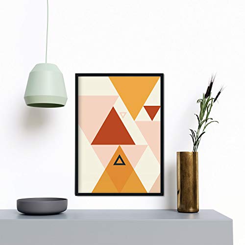Nacnic set of four posters of constructivism. Pack of sheets of the Sahara Sand color with designs inspired by the abstract constructivism. A4 size - Image 3