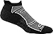 Darn Tough Men's Merino Wool No-Show Ultra-Light Cushion Athletic Socks, Black/Gray, Large