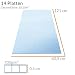 Deuba Placas de policarbonato 14 paneles 60,5x121cm 10,25m² doble pared de policarbonato...