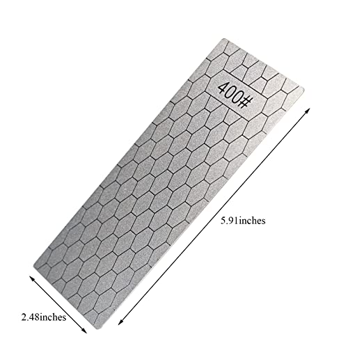 Jewboer 5 Pieces Diamond Sharpening Stone Set,Diamond Lapping Plate Coarse/Medium/Fine Grit Sharpener,400/600/800/1000/1200 Grit thumb #1