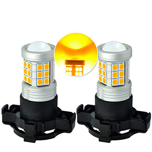 MCK Auto   PSY24W CREE LED CANbus indicadores ámbar naranja muy brillante y sin errores compatibles con Evoque Transform Your Ride