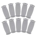 OATIPHO 10pcs Replacement TPR Crutch Grips with Non Slip Textured Handle Pads for Standard Aluminum Underarm Crutches Comfortable Medical Accessories