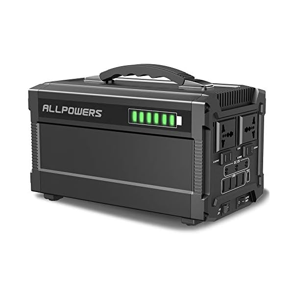 ALLPOWERS 300W Portable Power Station, 288Wh Portable Generator Solar Generator Outdoor