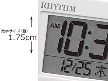 リズム時計 5198N テノール2号 目覚まし時計 #1・RHYTHM リズム時計 5198N テノール2号 目覚まし時計 #1・RHYTHM 電波