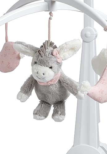 Mobile bébé âne Emmi Girl Flora rose, cadeau de naissance idéal - 3
