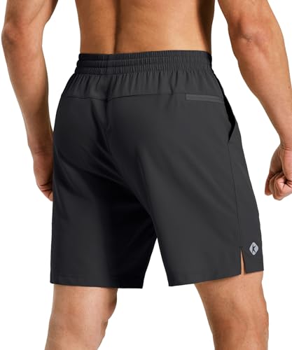 Ksmien Men's Running Shorts 7 Inch with Zipper Pockets Quick Dry Lightweight Athletic Shorts for Workout Gym Basketball3