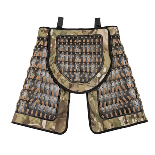 URMODELAND Tactical Skirt Armour Crotch Armour Protector, Samurai Tactical Armor Crotch Guard, Ajustable Tactical Non-slip Gear Military Combat Protector Defense Gear without helmet vest, Medium