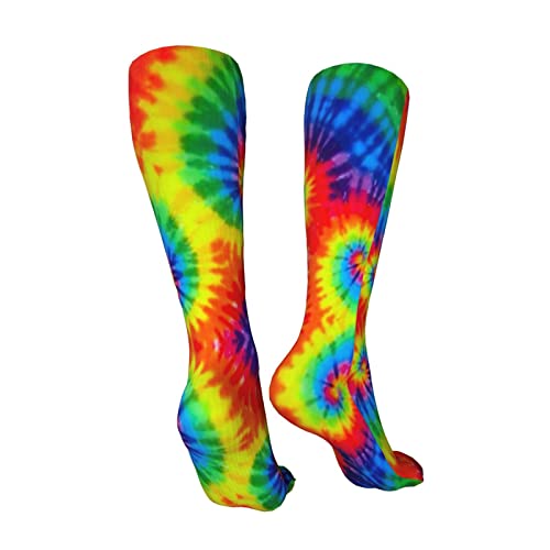Knee High Kids Soccer Socks Youth Girls Boys, Novelty Long Compression Tube Socks for Softball Running Gifts 19.8in2