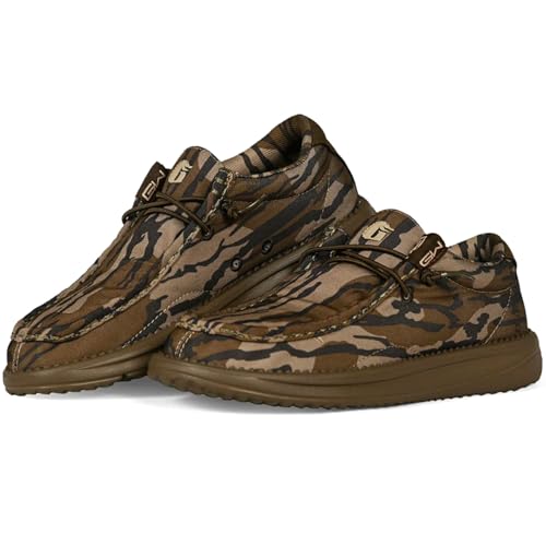 Image of Gator Waders Womens Camp Shoes - Breathable Slip-On Loafers - Elastic Laces - Ultralight All Day Cushioning - Fitted Feel