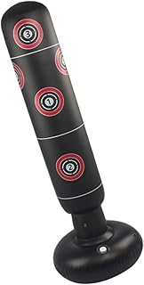 VANZACK Socando Coluna De Boxe Inflável Para Crianças Manequim De Perfuração Saco De Pancadas Autônomo Saco De Boxe Autônomo Saco De Boxe Inflável Coluna De Copo Brinquedo Para Crianças