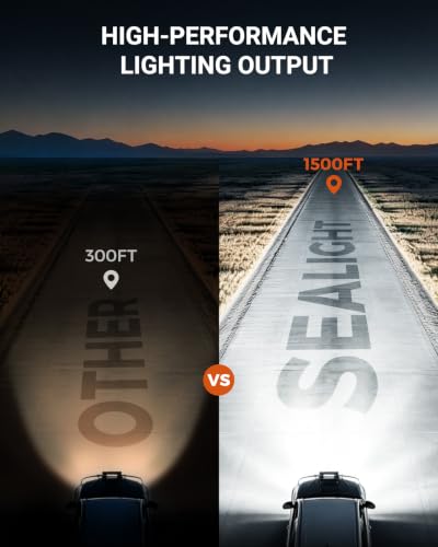 Image of SEALIGHT D5S HID Bulbs, 45000LM Bright Output 6500K Cool White, 3-Min Plug and Play, IP68 Waterproof, Pack of 2