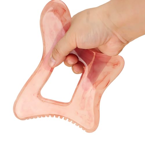 YIPFEN Gua Sha en résine naturelle, set de massage avec acupression pour drainage lymphatique, cellulite et tension musculaire, grand kit Guasha pour entraînement des fascias et yoga tout le corps
