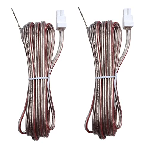Image of 2X Red Gray White Connector Speaker Sound Wires Cords Cables Compatible with Sony Disc Deck Receiver System