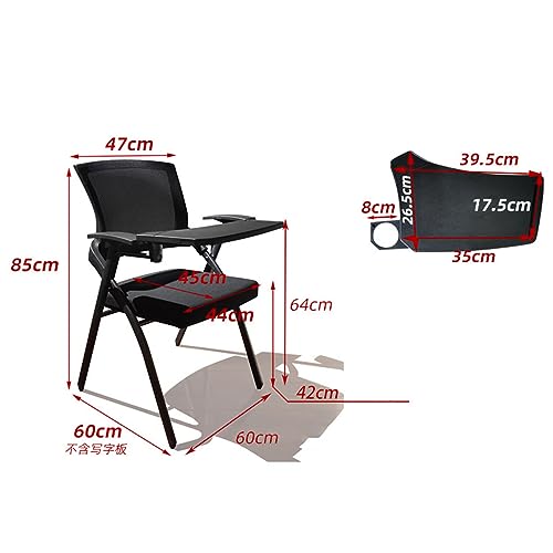 Chaise de réception pliante pour espace restreint et bureau