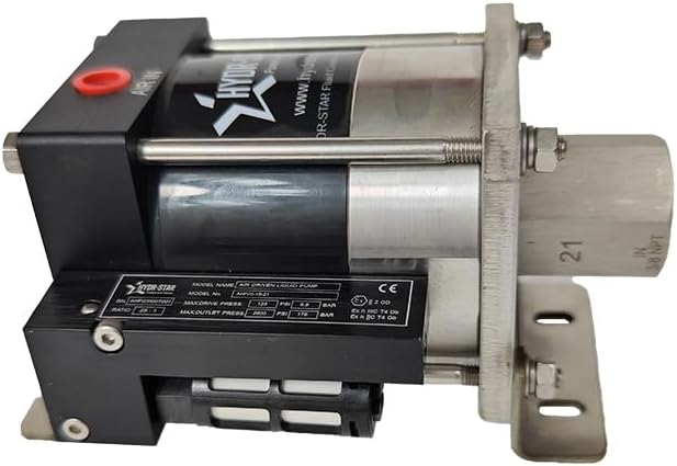 1pc Single Action Mini Similar MS-188 High Pressure Air Driven Liquid Pump Max 15000psi