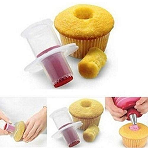 dyudyrujdtry Mejor Elección Cocina Cupcake Tarta Vaciador Desatascador Cortador Pastelería Decoración Divisor Modelo GB para Decoración Hogar - Colores
