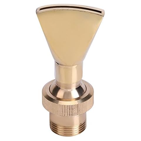 Aspersor Rociador Alupre 1/2" y 3/4" Boquilla de Fuente de Latón en Forma de Abanico Cover