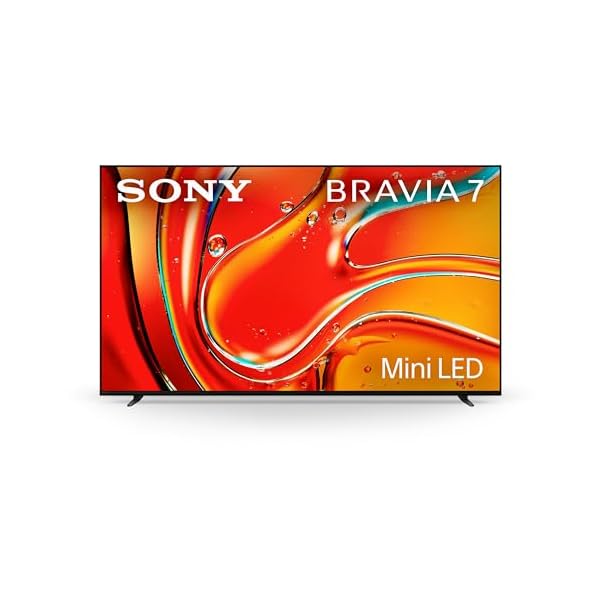 Sony BRAVIA 7 65 Inch QLED LCD TV, 4k Ultra HD with Mini LED Brightness and Contrast, Real-World Colors, Powerful Processing, Studio Calibrated Picture, Crystal Clear Picture – 65XR70