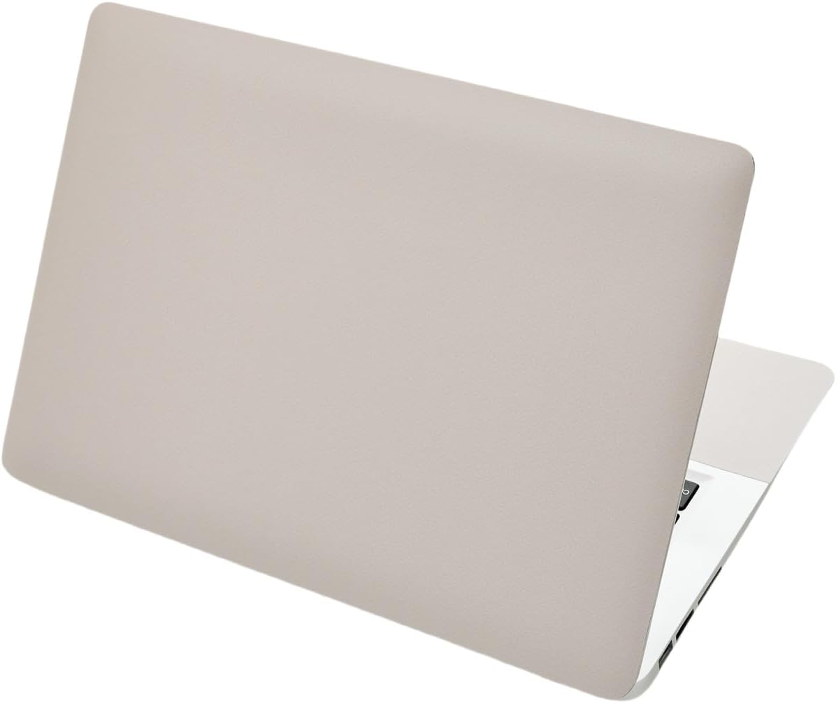 Laptop Skin Sticker Decal 15-15.6 Inches, Universal Reusable Vinyl Sticker for 12.1 13 13.3 14 15.4 Inches Netbook/Notebook PC, Waterproof & Scratch-Resistant (Beige)
