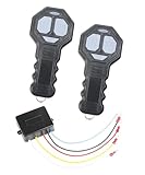 UNLRAE Winch Accessories,Car Accessories 5 Wire Winchs Controller,Towing Winch Remote Control Systems with Dual Manual Matching Transmitter,Fit for Most Truck,ATV and SUV Winchs Wireless System
