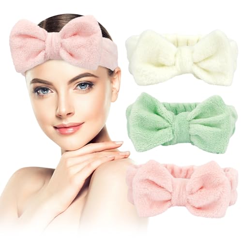 Fluffy Spa Headband for Women's Skincare and Makeup - Hair Band f...