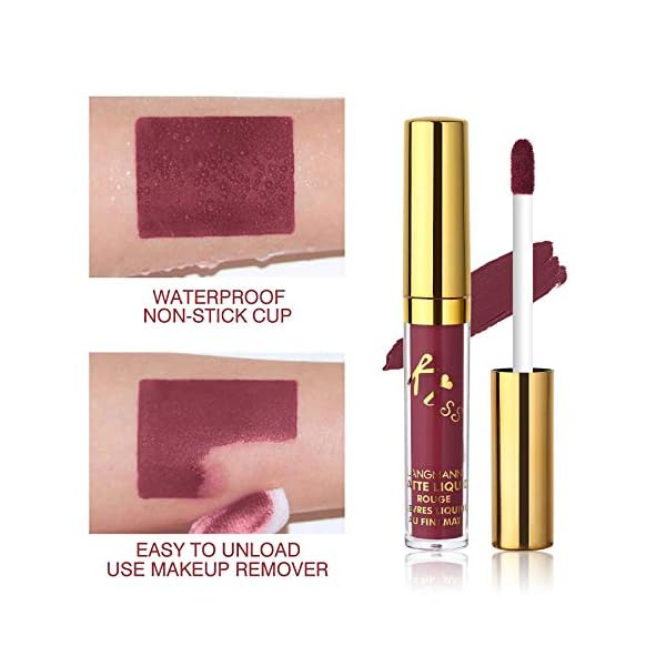 UCANBE 12Pcs/Set Velvet Matte Liquid Lipstick Makeup Classic Waterproof Long Lasting Smooth Soft Reach Colors Full Lips Gloss For Women Gift