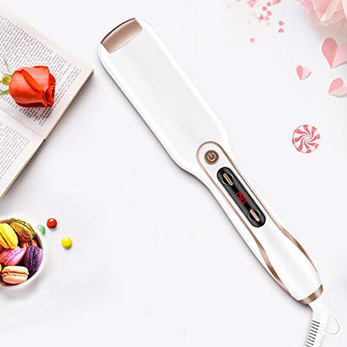 Hair Care Professional PTC Heating Straightener Curler Styler Brush Straighting Ceramic Curling Iron Hot Comb Brushes miniatura 3