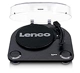 Der Lenco LS-40 ist ein kompakter und leistungsstarker Plattenspieler mit integrierten Lautsprechern.