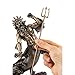 Top Collection Poseidon Holding Trident Statue- Greek God of the Sea, Earthquakes, and Horses Sculpture in Premium Cold Cast Bronze - 11-Inch Collectible Roman Neptune Figurine