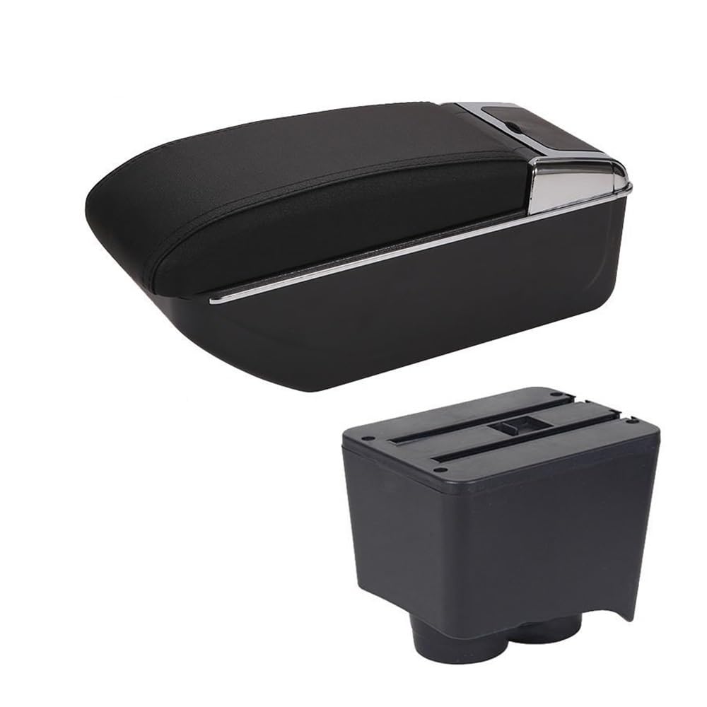 AIERDEYP Car Armrest Box For VW For Polo 9N 3 2002-2009