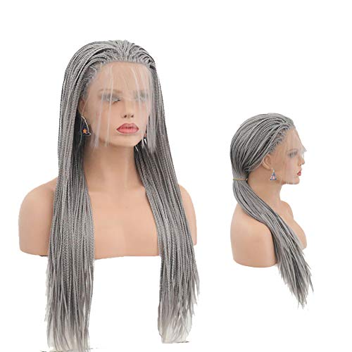 Wigs Short Wavy Lace Front Wigs Copper Red Synthetic Wig For Women Shoulder Length (Red Brown) … (wavy)