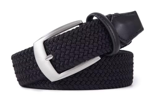 Image of Fabio Valenti Canvas Elastic Fabric Woven Stretch Braided Belts for Men Women Junior with Multicolored /Full Sizes