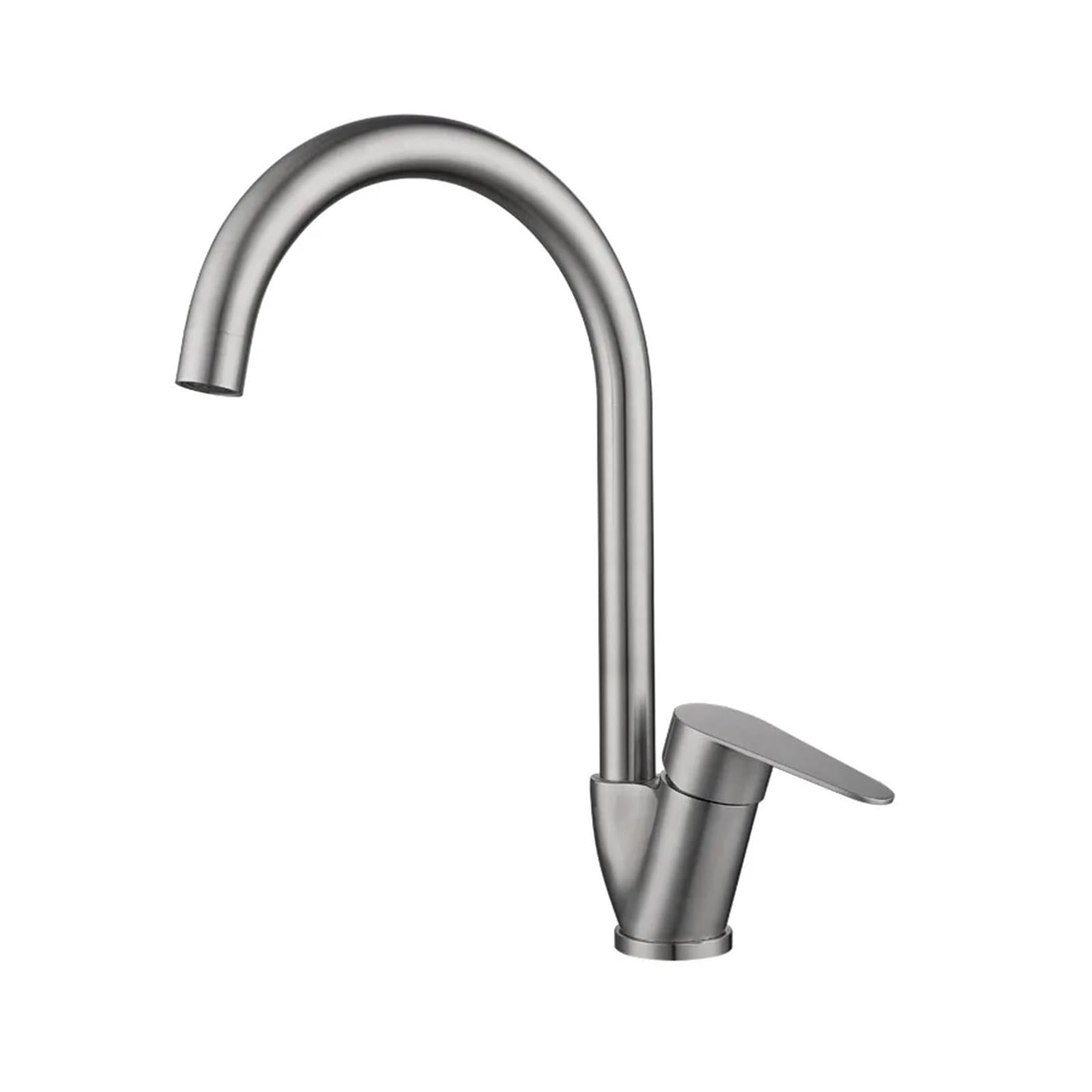 Grifo de cocina frío y caliente montaje en cubierta con dos mangueras