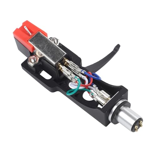 Cartucho MM con carcasa para tocadiscos de brazo recto S con cable OFC negro 2